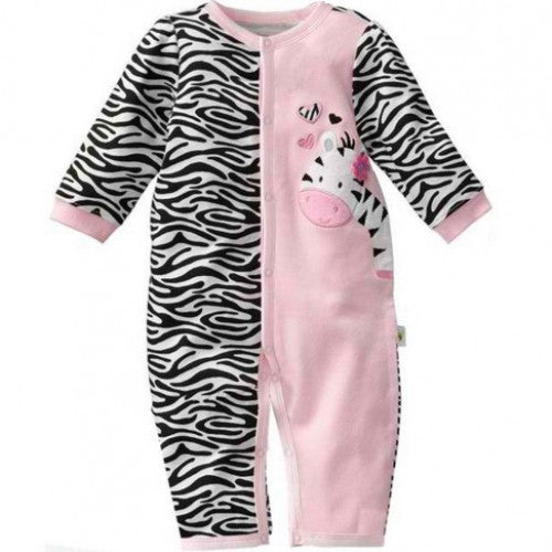 Zebra Baby One-piece Romper