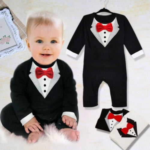 Cotton Gentleman Jumpsuit Romper