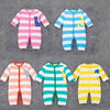 Spring Baby Striped Rompers