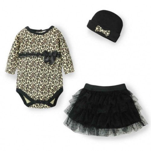 Leopard Baby Rompers Girl's Fashion