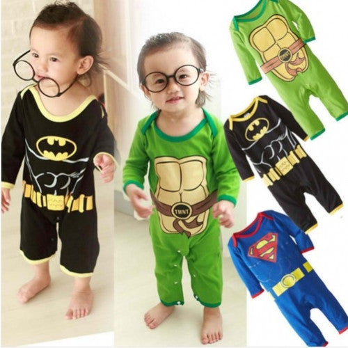 Superman Playsuit New Born Baby Clothes