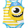 Sleeveless Cartoon Print Baby Romper