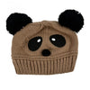 Wool Knit Sweater Cap  Panda Pattern