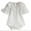 Baby Jumpsuit Lace Collar Short Sleeve