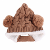 Warm Knitted Infant Unisex Hats Two Balls Cap